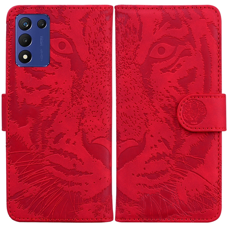 Tiger Embossing Pattern Leather Phone Case, For Infinix Hot 20, For Infinix Hot 20 5G, For Infinix Hot 20i, For Infinix Hot 20s, For Realme Q3S / Q3T / 9 SE / 9 5G Speed, For Tecno Pova 4, For Tecno Pova Neo 2, For Xiaomi Redmi 11 Prime 4G