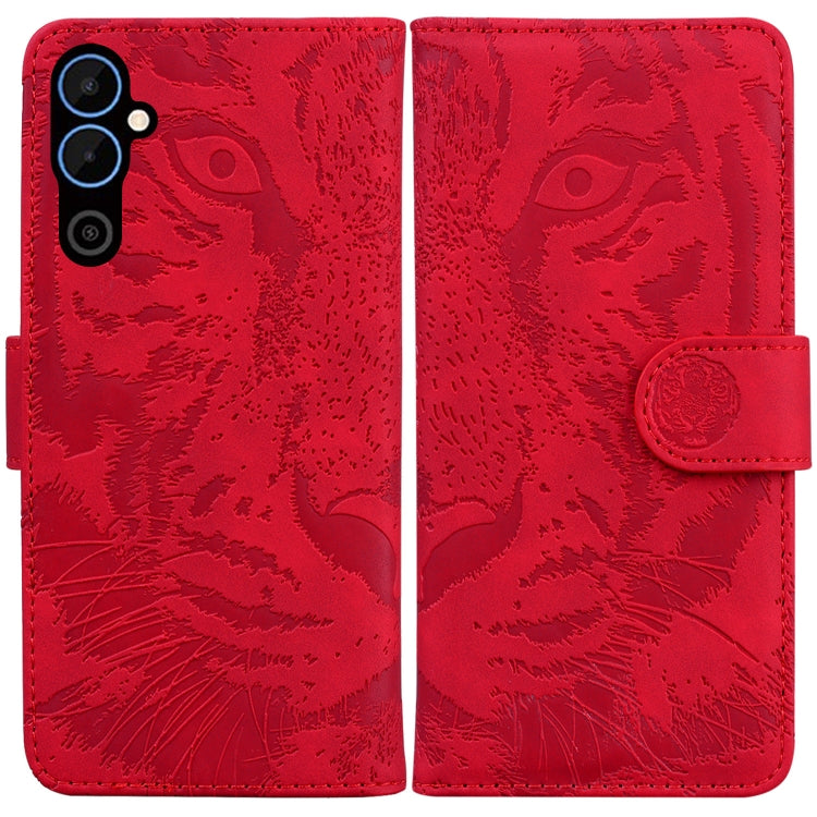 Tiger Embossing Pattern Leather Phone Case, For Infinix Hot 20, For Infinix Hot 20 5G, For Infinix Hot 20i, For Infinix Hot 20s, For Realme Q3S / Q3T / 9 SE / 9 5G Speed, For Tecno Pova 4, For Tecno Pova Neo 2, For Xiaomi Redmi 11 Prime 4G