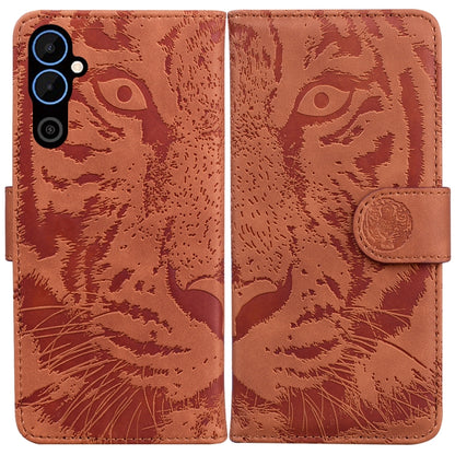 Tiger Embossing Pattern Leather Phone Case, For Infinix Hot 20, For Infinix Hot 20 5G, For Infinix Hot 20i, For Infinix Hot 20s, For Realme Q3S / Q3T / 9 SE / 9 5G Speed, For Tecno Pova 4, For Tecno Pova Neo 2, For Xiaomi Redmi 11 Prime 4G