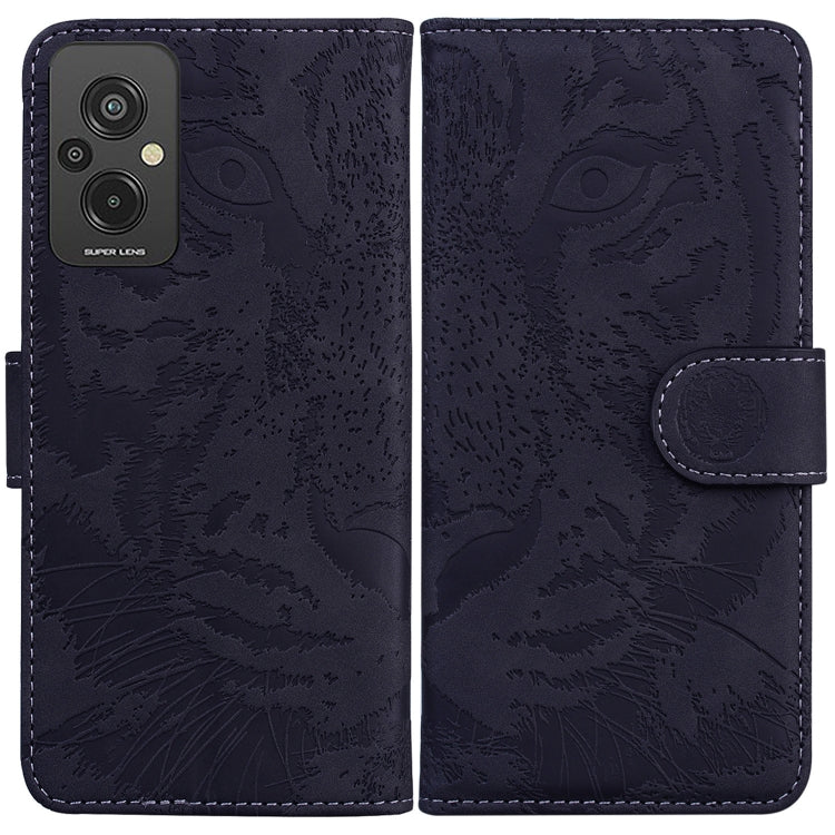 Tiger Embossing Pattern Leather Phone Case, For Infinix Hot 20, For Infinix Hot 20 5G, For Infinix Hot 20i, For Infinix Hot 20s, For Realme Q3S / Q3T / 9 SE / 9 5G Speed, For Tecno Pova 4, For Tecno Pova Neo 2, For Xiaomi Redmi 11 Prime 4G