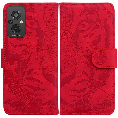 Tiger Embossing Pattern Leather Phone Case, For Infinix Hot 20, For Infinix Hot 20 5G, For Infinix Hot 20i, For Infinix Hot 20s, For Realme Q3S / Q3T / 9 SE / 9 5G Speed, For Tecno Pova 4, For Tecno Pova Neo 2, For Xiaomi Redmi 11 Prime 4G