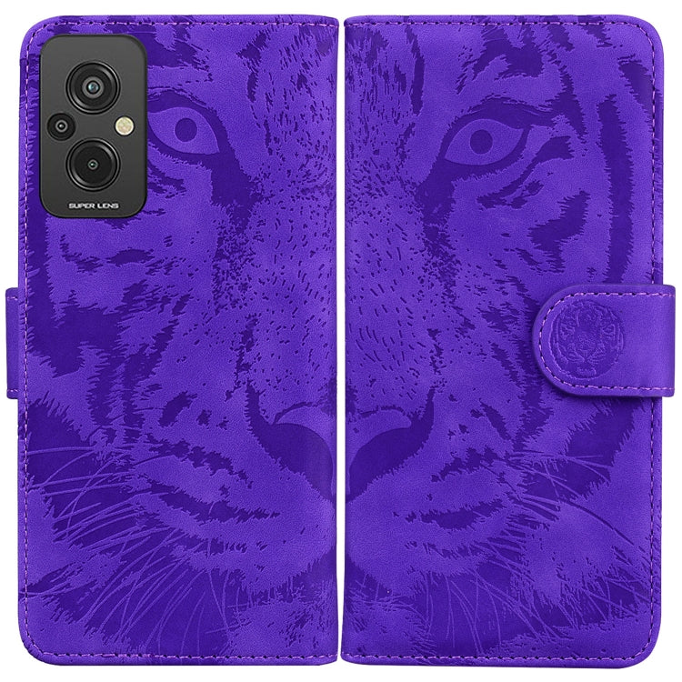 Tiger Embossing Pattern Leather Phone Case, For Infinix Hot 20, For Infinix Hot 20 5G, For Infinix Hot 20i, For Infinix Hot 20s, For Realme Q3S / Q3T / 9 SE / 9 5G Speed, For Tecno Pova 4, For Tecno Pova Neo 2, For Xiaomi Redmi 11 Prime 4G