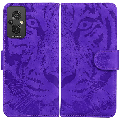 Tiger Embossing Pattern Leather Phone Case, For Infinix Hot 20, For Infinix Hot 20 5G, For Infinix Hot 20i, For Infinix Hot 20s, For Realme Q3S / Q3T / 9 SE / 9 5G Speed, For Tecno Pova 4, For Tecno Pova Neo 2, For Xiaomi Redmi 11 Prime 4G