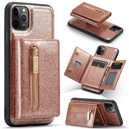 DG.MING M3 Series Glitter Powder Card Bag Leather Case, For Google Pixel 6, For Samsung Galaxy S20 FE, For iPhone 11 Pro, For Samsung Galaxy S21 5G, For iPhone 11 Pro Max, For Samsung Galaxy S21 Ultra 5G, For Samsung Galaxy Z Fold3 5G                  ...