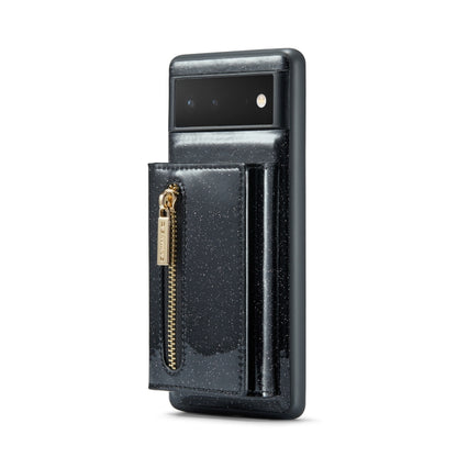 DG.MING M3 Series Glitter Powder Card Bag Leather Case, For Google Pixel 6, For Samsung Galaxy S20 FE, For iPhone 11 Pro, For Samsung Galaxy S21 5G, For iPhone 11 Pro Max, For Samsung Galaxy S21 Ultra 5G, For Samsung Galaxy Z Fold3 5G                  ...