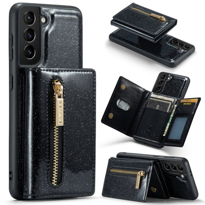 DG.MING M3 Series Glitter Powder Card Bag Leather Case, For Google Pixel 6, For Samsung Galaxy S20 FE, For iPhone 11 Pro, For Samsung Galaxy S21 5G, For iPhone 11 Pro Max, For Samsung Galaxy S21 Ultra 5G, For Samsung Galaxy Z Fold3 5G                  ...
