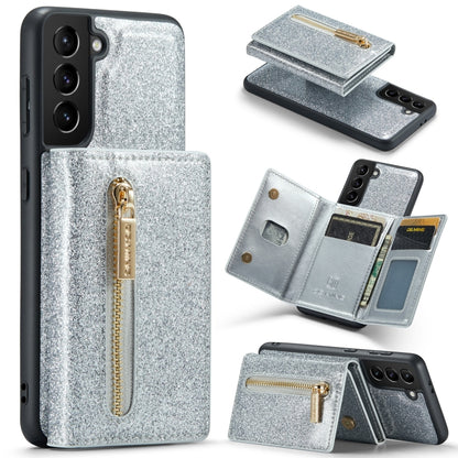 DG.MING M3 Series Glitter Powder Card Bag Leather Case, For Google Pixel 6, For Samsung Galaxy S20 FE, For iPhone 11 Pro, For Samsung Galaxy S21 5G, For iPhone 11 Pro Max, For Samsung Galaxy S21 Ultra 5G, For Samsung Galaxy Z Fold3 5G                  ...