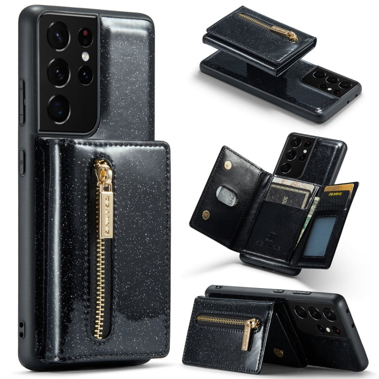 DG.MING M3 Series Glitter Powder Card Bag Leather Case, For Google Pixel 6, For Samsung Galaxy S20 FE, For iPhone 11 Pro, For Samsung Galaxy S21 5G, For iPhone 11 Pro Max, For Samsung Galaxy S21 Ultra 5G, For Samsung Galaxy Z Fold3 5G                  ...