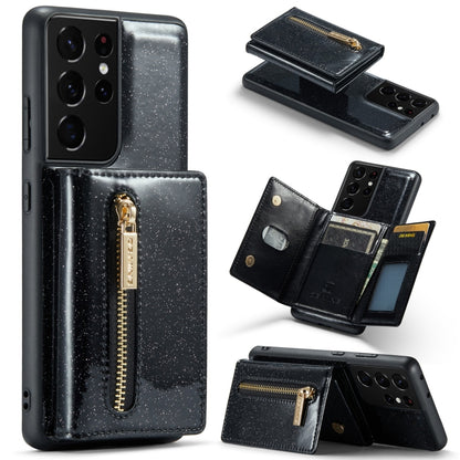 DG.MING M3 Series Glitter Powder Card Bag Leather Case, For Google Pixel 6, For Samsung Galaxy S20 FE, For iPhone 11 Pro, For Samsung Galaxy S21 5G, For iPhone 11 Pro Max, For Samsung Galaxy S21 Ultra 5G, For Samsung Galaxy Z Fold3 5G                  ...