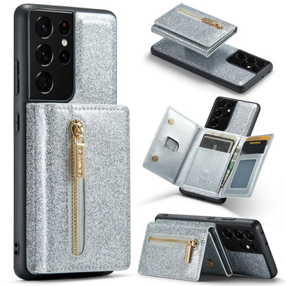 DG.MING M3 Series Glitter Powder Card Bag Leather Case, For Google Pixel 6, For Samsung Galaxy S20 FE, For iPhone 11 Pro, For Samsung Galaxy S21 5G, For iPhone 11 Pro Max, For Samsung Galaxy S21 Ultra 5G, For Samsung Galaxy Z Fold3 5G                  ...