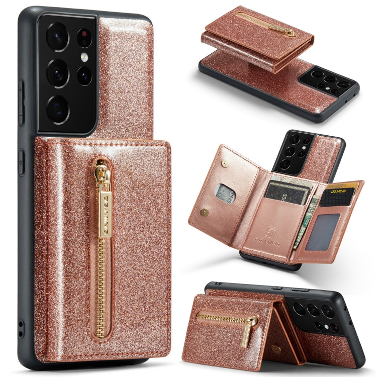 DG.MING M3 Series Glitter Powder Card Bag Leather Case, For Google Pixel 6, For Samsung Galaxy S20 FE, For iPhone 11 Pro, For Samsung Galaxy S21 5G, For iPhone 11 Pro Max, For Samsung Galaxy S21 Ultra 5G, For Samsung Galaxy Z Fold3 5G                  ...