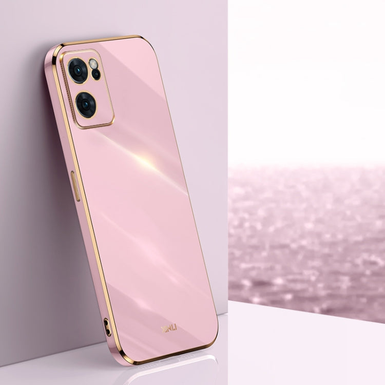 XINLI Straight Edge 6D Electroplate TPU Phone Case, For OPPO Reno7 Global, For OPPO Reno8, For OPPO Reno8 Pro, For OPPO Reno8 Pro+, For vivo Y77 5G Global