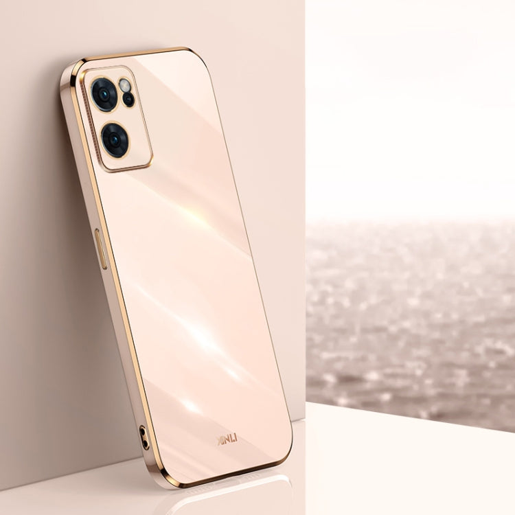 XINLI Straight Edge 6D Electroplate TPU Phone Case, For OPPO Reno7 Global, For OPPO Reno8, For OPPO Reno8 Pro, For OPPO Reno8 Pro+, For vivo Y77 5G Global