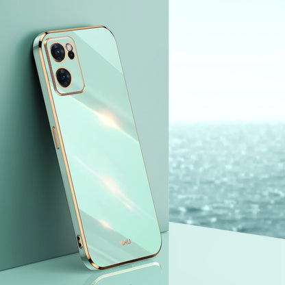 XINLI Straight Edge 6D Electroplate TPU Phone Case, For OPPO Reno7 Global, For OPPO Reno8, For OPPO Reno8 Pro, For OPPO Reno8 Pro+, For vivo Y77 5G Global