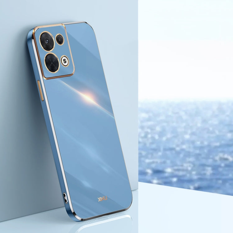 XINLI Straight Edge 6D Electroplate TPU Phone Case, For OPPO Reno7 Global, For OPPO Reno8, For OPPO Reno8 Pro, For OPPO Reno8 Pro+, For vivo Y77 5G Global