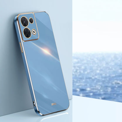 XINLI Straight Edge 6D Electroplate TPU Phone Case, For OPPO Reno7 Global, For OPPO Reno8, For OPPO Reno8 Pro, For OPPO Reno8 Pro+, For vivo Y77 5G Global