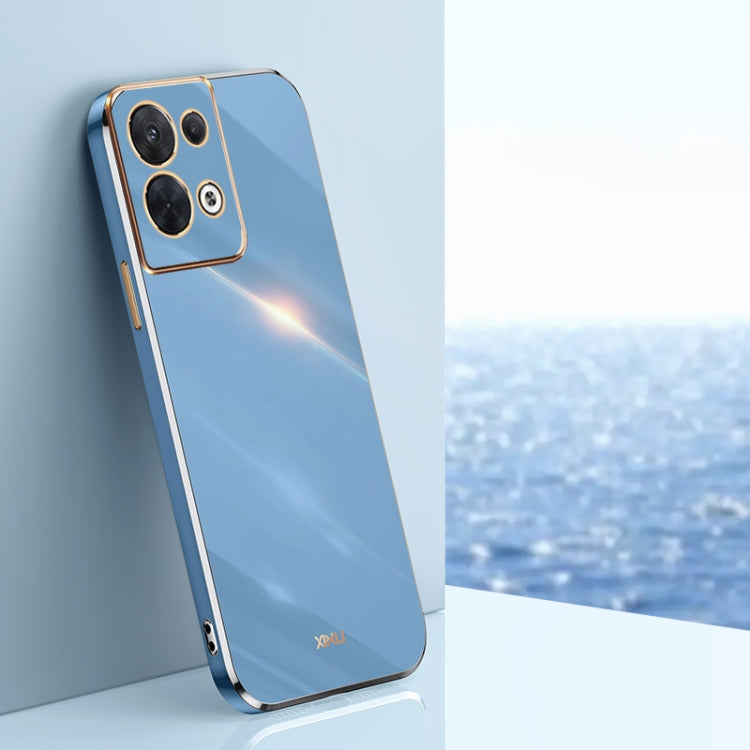 XINLI Straight Edge 6D Electroplate TPU Phone Case, For OPPO Reno7 Global, For OPPO Reno8, For OPPO Reno8 Pro, For OPPO Reno8 Pro+, For vivo Y77 5G Global