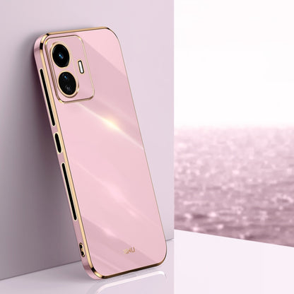 XINLI Straight Edge 6D Electroplate TPU Phone Case, For OPPO Reno7 Global, For OPPO Reno8, For OPPO Reno8 Pro, For OPPO Reno8 Pro+, For vivo Y77 5G Global