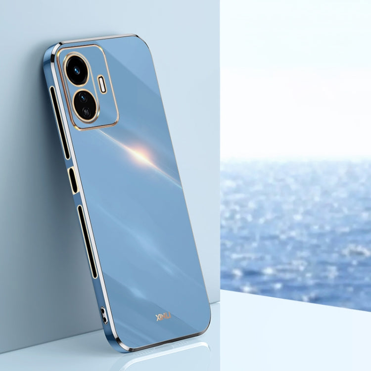 XINLI Straight Edge 6D Electroplate TPU Phone Case, For OPPO Reno7 Global, For OPPO Reno8, For OPPO Reno8 Pro, For OPPO Reno8 Pro+, For vivo Y77 5G Global
