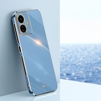XINLI Straight Edge 6D Electroplate TPU Phone Case, For OPPO Reno7 Global, For OPPO Reno8, For OPPO Reno8 Pro, For OPPO Reno8 Pro+, For vivo Y77 5G Global