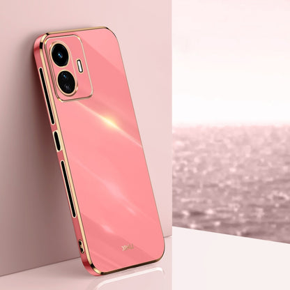 XINLI Straight Edge 6D Electroplate TPU Phone Case, For OPPO Reno7 Global, For OPPO Reno8, For OPPO Reno8 Pro, For OPPO Reno8 Pro+, For vivo Y77 5G Global