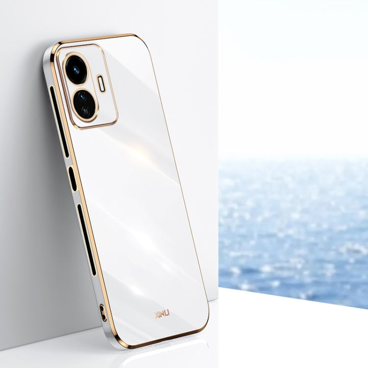 XINLI Straight Edge 6D Electroplate TPU Phone Case, For OPPO Reno7 Global, For OPPO Reno8, For OPPO Reno8 Pro, For OPPO Reno8 Pro+, For vivo Y77 5G Global