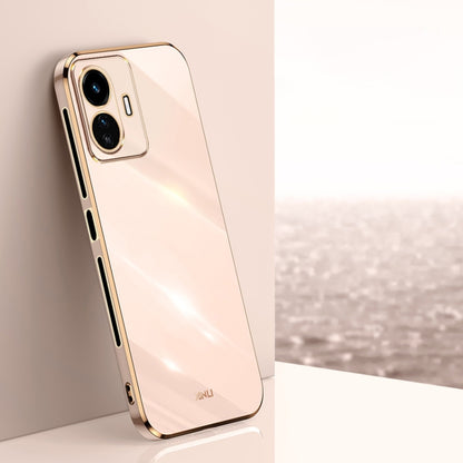 XINLI Straight Edge 6D Electroplate TPU Phone Case, For OPPO Reno7 Global, For OPPO Reno8, For OPPO Reno8 Pro, For OPPO Reno8 Pro+, For vivo Y77 5G Global