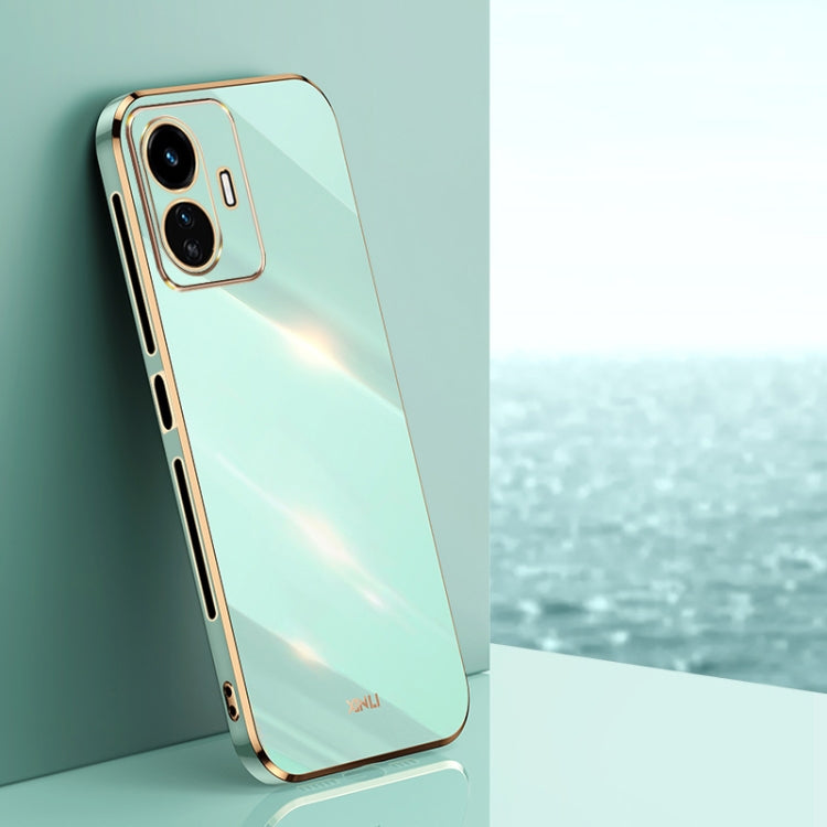 XINLI Straight Edge 6D Electroplate TPU Phone Case, For OPPO Reno7 Global, For OPPO Reno8, For OPPO Reno8 Pro, For OPPO Reno8 Pro+, For vivo Y77 5G Global