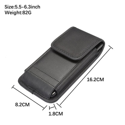 Universal Nylon Cloth Mobile Phone Waist Bag with Card Slot, For 4.7-5.3 inch, For 5.5-6.3 inch, For 6.1 inch, For 6.4-6.9 inch