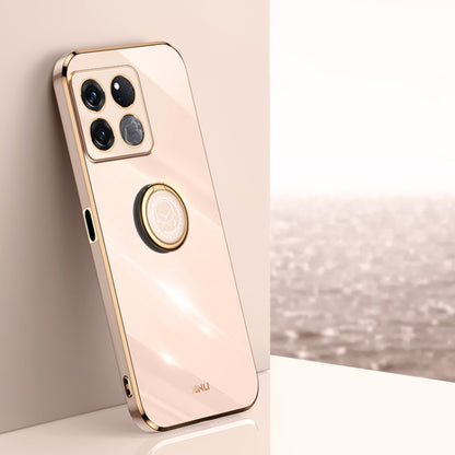 XINLI Straight Edge 6D Electroplate TPU Phone Case with Ring Holder, For OnePlus 10 Pro, For OnePlus Ace, For OnePlus Ace Racing, For OnePlus Ace Pro, For Nothing Phone 1