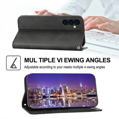 Cubic Grid Calf Texture Magnetic Leather Phone Case, For Samsung Galaxy A54 5G, For Samsung Galaxy A04e, For Xiaomi 13, For Xiaomi 13 Pro, For Xiaomi Poco C40, For Realme 10 4G
