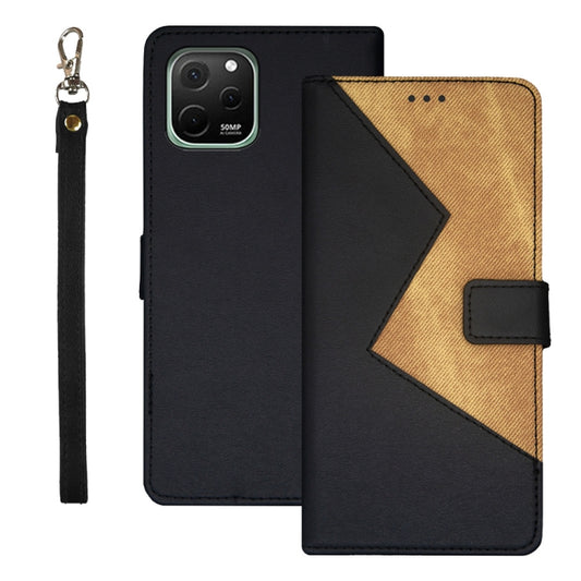 idewei Two-color Splicing Leather Phone Case, For Huawei nova 10 SE, For Huawei nova Y61 4G, For Infinix Zero Ultra 5G, For OPPO A58 5G, For OPPO A77s, For Oukitel C19 Pro, For Realme 10 5G, For Tecno Pova 4, For vivo V21s, For ZTE Axon 30S            ...