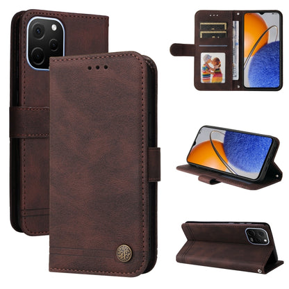 Skin Feel Life Tree Metal Button Leather Phone Case, For Huawei nova Y61, For Realme 10 4G Global, For Realme 10 Pro 5G, For Realme 10 Pro+ 5G, For Samsung Galaxy A04e, For Samsung Galaxy A34 5G