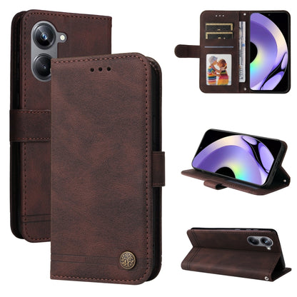 Skin Feel Life Tree Metal Button Leather Phone Case, For Huawei nova Y61, For Realme 10 4G Global, For Realme 10 Pro 5G, For Realme 10 Pro+ 5G, For Samsung Galaxy A04e, For Samsung Galaxy A34 5G