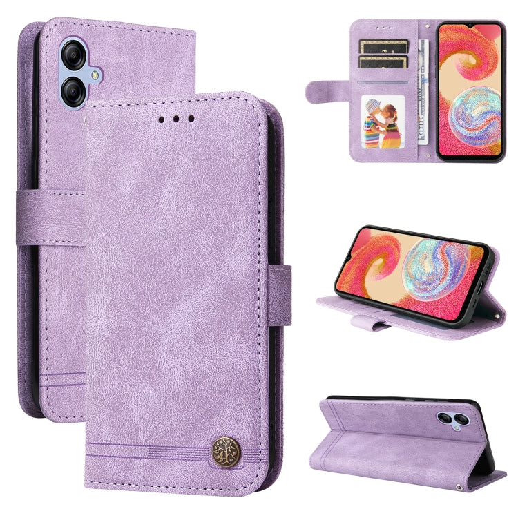 Skin Feel Life Tree Metal Button Leather Phone Case, For Huawei nova Y61, For Realme 10 4G Global, For Realme 10 Pro 5G, For Realme 10 Pro+ 5G, For Samsung Galaxy A04e, For Samsung Galaxy A34 5G