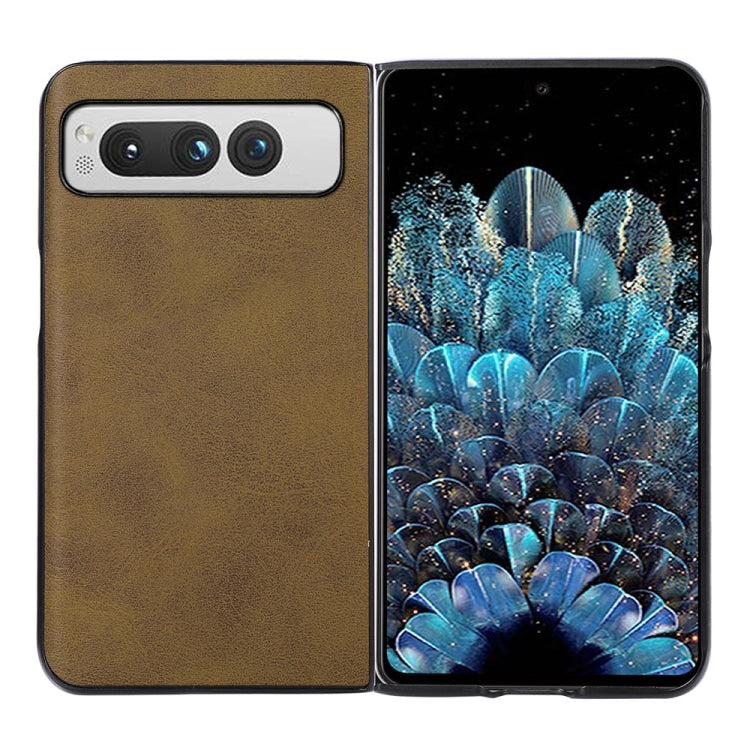 Two-color Calf Texture Shockproof Phone Case, For Google Pixel Fold