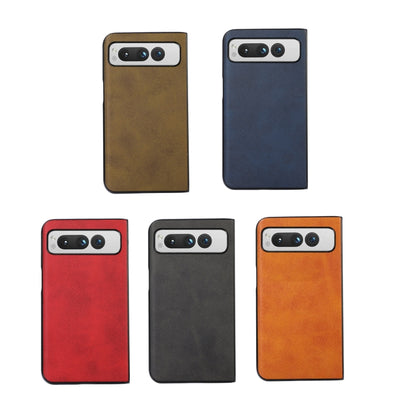 Two-color Calf Texture Shockproof Phone Case, For Google Pixel Fold