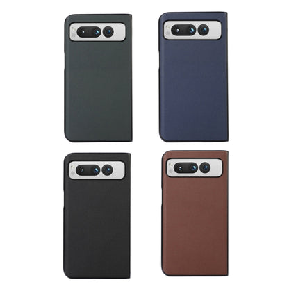Lambskin Texture Genuine Leather Phone Case, For Google Pixel Fold