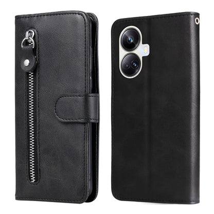 Calf Texture Zipper Leather Phone Case, For Huawei nova Y61, For Realme 10 4G Global, For Realme 10 Pro 5G, For Realme 10 Pro+ 5G, For Samsung Galaxy A04e, For Samsung Galaxy A34 5G