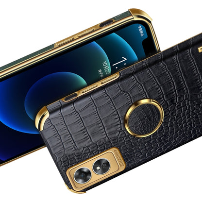 6D Electroplating Crocodile Texture Phone Case With Holder, For OPPO A17, For Realme C21Y, For Realme C33, For OPPO Reno8 Pro+, For Xiaomi Redmi Note 12 China, For Xiaomi Redmi Note 12 Pro+ China, For Samsung Galaxy S23 5G, For Samsung Galaxy S23 Ultra 5G