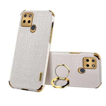 6D Electroplating Crocodile Texture Phone Case With Holder, For OPPO A17, For Realme C21Y, For Realme C33, For OPPO Reno8 Pro+, For Xiaomi Redmi Note 12 China, For Xiaomi Redmi Note 12 Pro+ China, For Samsung Galaxy S23 5G, For Samsung Galaxy S23 Ultra 5G