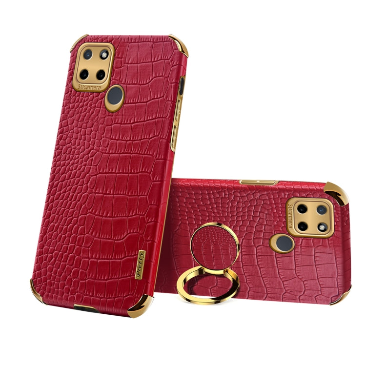 6D Electroplating Crocodile Texture Phone Case With Holder, For OPPO A17, For Realme C21Y, For Realme C33, For OPPO Reno8 Pro+, For Xiaomi Redmi Note 12 China, For Xiaomi Redmi Note 12 Pro+ China, For Samsung Galaxy S23 5G, For Samsung Galaxy S23 Ultra 5G