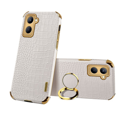 6D Electroplating Crocodile Texture Phone Case With Holder, For OPPO A17, For Realme C21Y, For Realme C33, For OPPO Reno8 Pro+, For Xiaomi Redmi Note 12 China, For Xiaomi Redmi Note 12 Pro+ China, For Samsung Galaxy S23 5G, For Samsung Galaxy S23 Ultra 5G