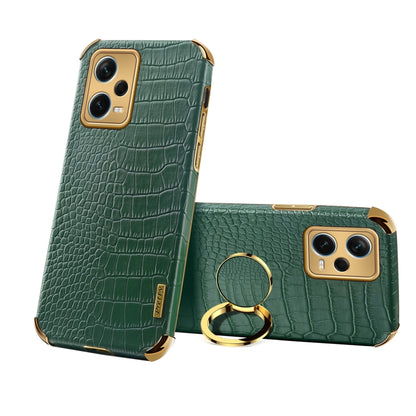 6D Electroplating Crocodile Texture Phone Case With Holder, For OPPO A17, For Realme C21Y, For Realme C33, For OPPO Reno8 Pro+, For Xiaomi Redmi Note 12 China, For Xiaomi Redmi Note 12 Pro+ China, For Samsung Galaxy S23 5G, For Samsung Galaxy S23 Ultra 5G