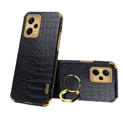 6D Electroplating Crocodile Texture Phone Case With Holder, For OPPO A17, For Realme C21Y, For Realme C33, For OPPO Reno8 Pro+, For Xiaomi Redmi Note 12 China, For Xiaomi Redmi Note 12 Pro+ China, For Samsung Galaxy S23 5G, For Samsung Galaxy S23 Ultra 5G
