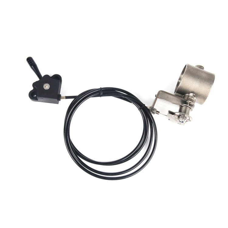 Oblique Sports Car Manually Open Exhaust Pipe Valve, For 51mm Tube