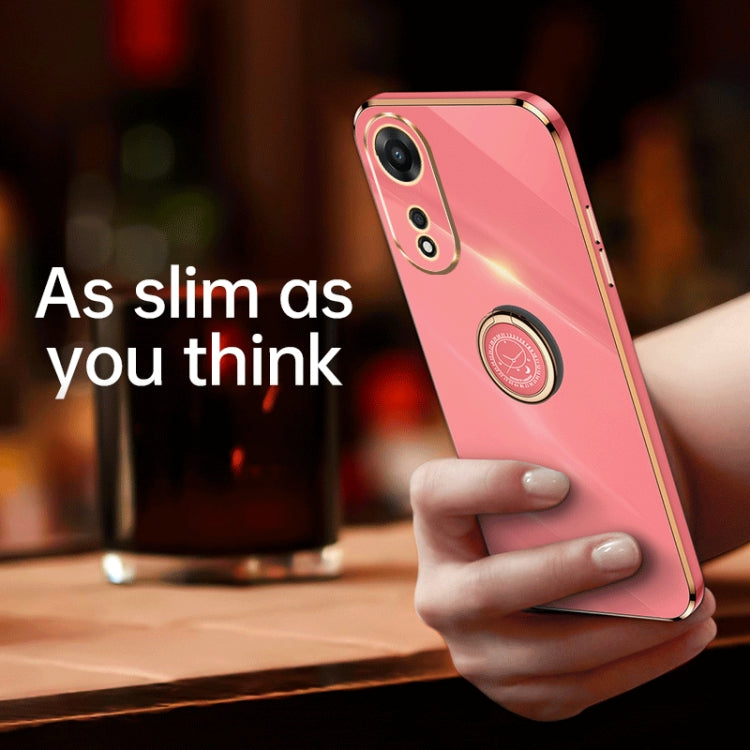 XINLI Straight Edge Electroplate TPU Phone Case with Ring, For OPPO A1 Pro 5G, For Realme 10 4G, For OPPO Reno9 5G, For Samsung Galaxy A54 5G, For vivo X90 Pro+, For Samsung Galaxy Note10+, For Honor 80 SE 5G