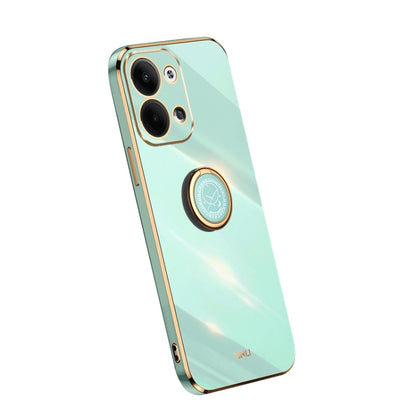 XINLI Straight Edge Electroplate TPU Phone Case with Ring, For OPPO A1 Pro 5G, For Realme 10 4G, For OPPO Reno9 5G, For Samsung Galaxy A54 5G, For vivo X90 Pro+, For Samsung Galaxy Note10+, For Honor 80 SE 5G