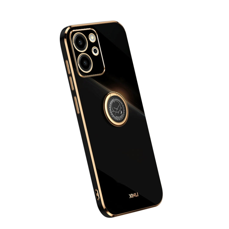 XINLI Straight Edge Electroplate TPU Phone Case with Ring, For OPPO A1 Pro 5G, For Realme 10 4G, For OPPO Reno9 5G, For Samsung Galaxy A54 5G, For vivo X90 Pro+, For Samsung Galaxy Note10+, For Honor 80 SE 5G