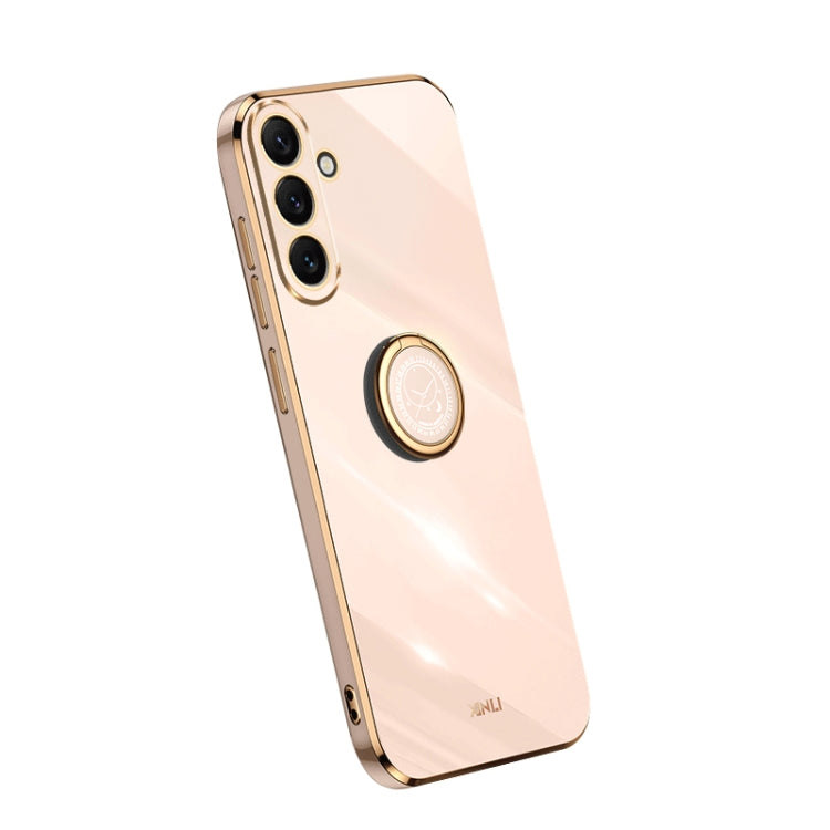 XINLI Straight Edge Electroplate TPU Phone Case with Ring, For OPPO A1 Pro 5G, For Realme 10 4G, For OPPO Reno9 5G, For Samsung Galaxy A54 5G, For vivo X90 Pro+, For Samsung Galaxy Note10+, For Honor 80 SE 5G